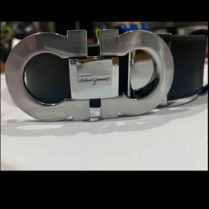 Silver Buckle Salvatore Ferragamo belt